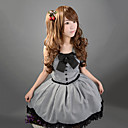 ärmellose kurze graue Baumwolle Gothic Lolita Kleid
