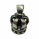 Charming Sterling Silver Pendant With Crown Shape And Small Beads Around /Victorian Style(RP008)