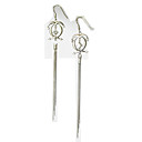 Lovely Sterling Silver Earring With Simulated Diamond (yww007)