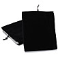caja de la bolsa de tela suave protector para 1/2/3/4 ipad y otros (negro)