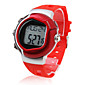 Orologio con conteggio calorie, cardiofrequenzimetro e sveglia - Rosso
