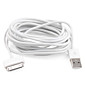 USB-Kabel Voor iPad, iPhone en iPod (3m, wit)
