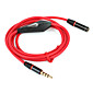 3.5mm Male to Female AUX Audio Extension Cable with Microphone for iPhone 4 ,4S and iPad
