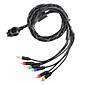 Forgyldt Skærmet Video og Audio AV Component kabel til PS3 (160cm)
