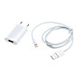 Stylish EU Plug USB Power Adapter with USB Cable for iPhone 5