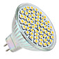 MR16 3W 60x3528 250LM 2800-3300K Warm White Spot Light Bulb LED (12V)