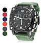 Tessuto analogico al quarzo orologio da polso da uomo (colori assortiti)
